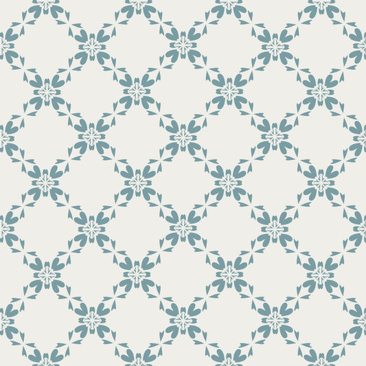 Azure Lattice Tapete