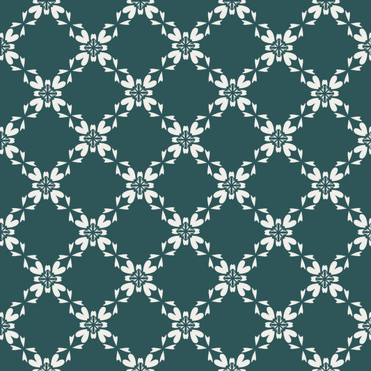 Petal Lattice Wallpaper⁠