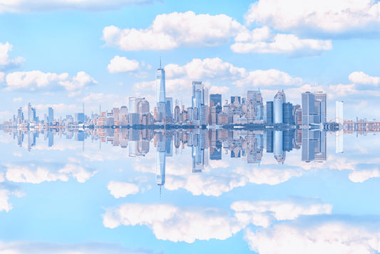 Skyline Reflection Wall Mural