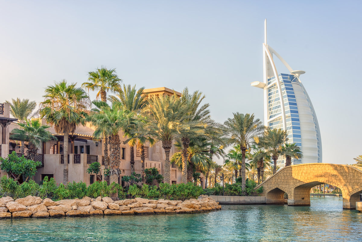 Dubai Oasis vægmaleri in your room — zoomed