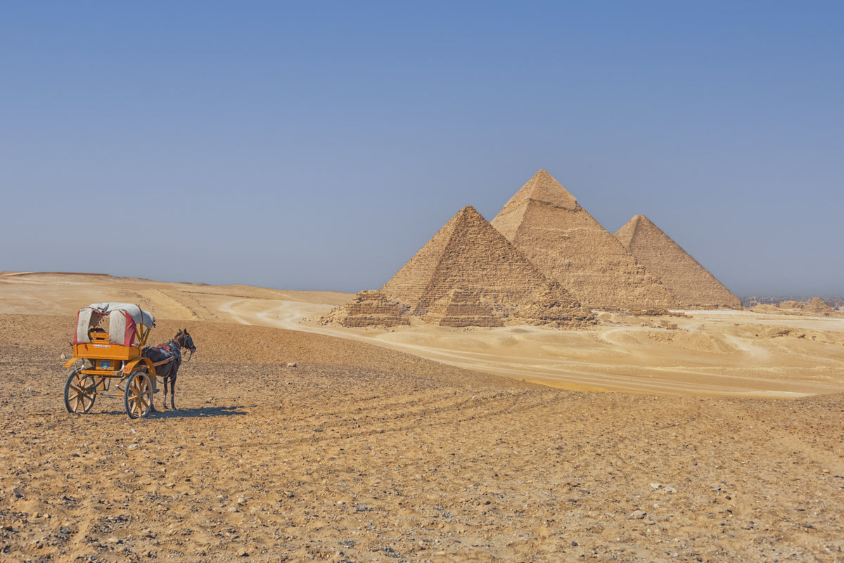 Peinture murale des pyramides de Gizeh in your room