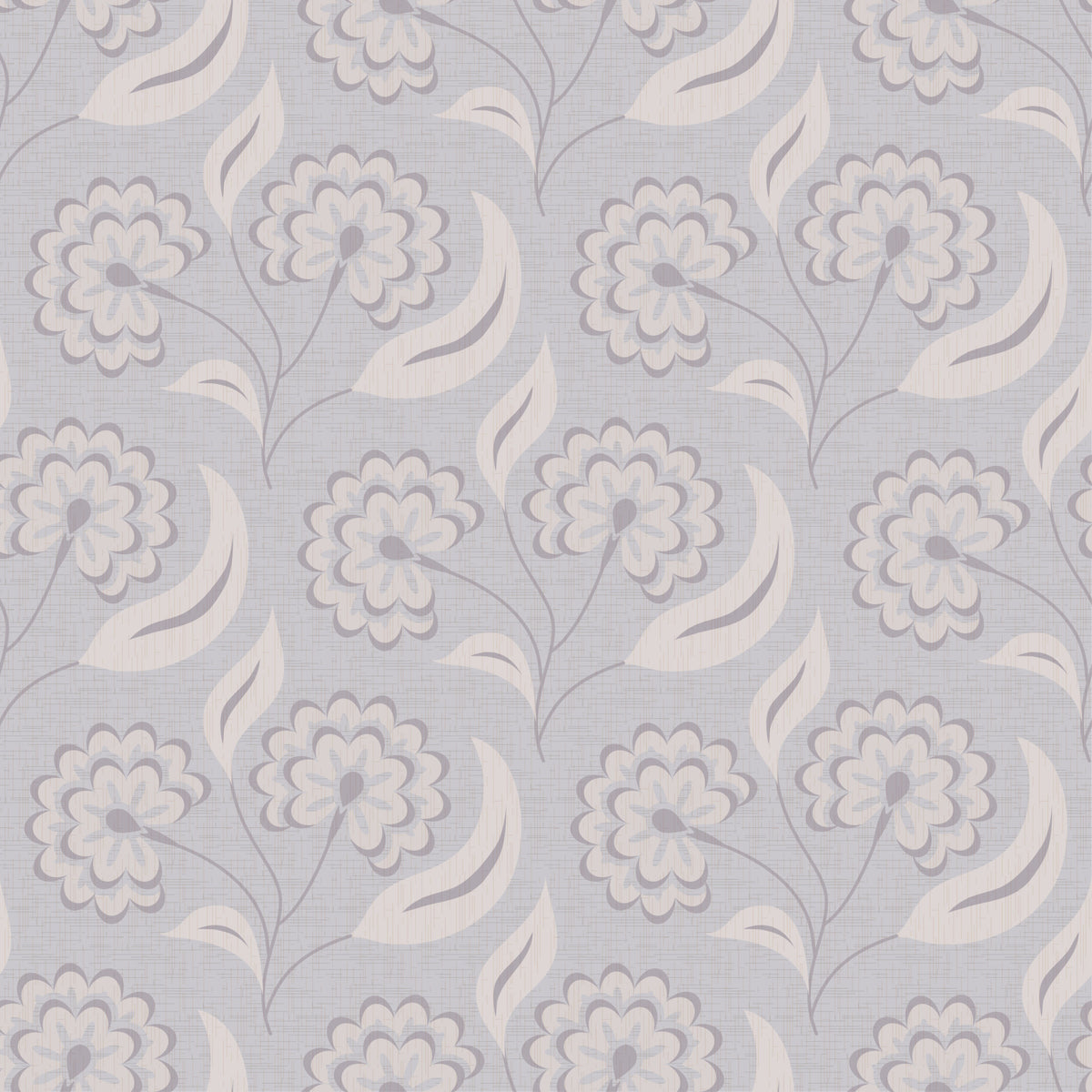 Fredfyldt blomstermønster i beige tapet in your room