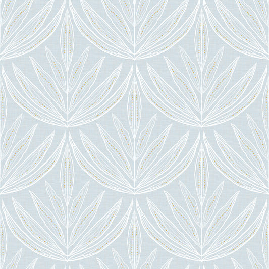 Papel pintado de pétalos dorados
