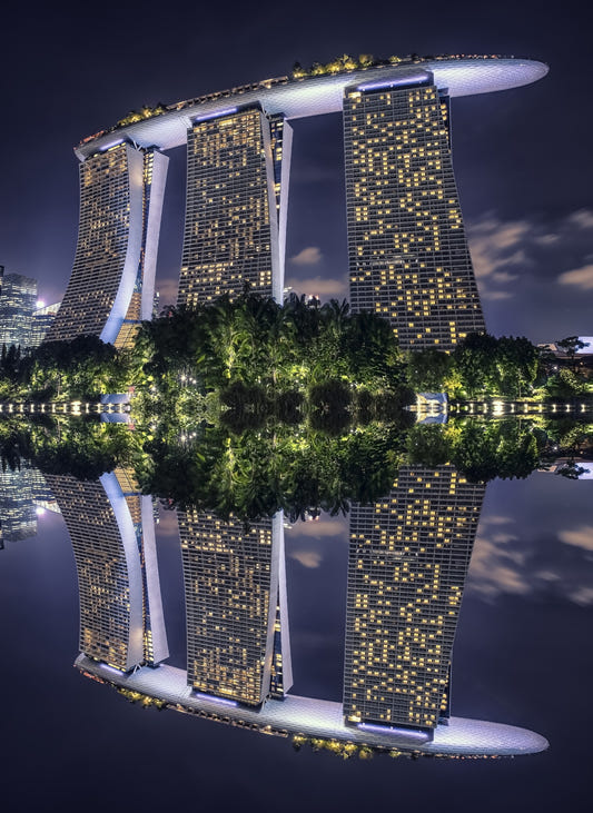 Fresque murale « Reflet de Singapour »