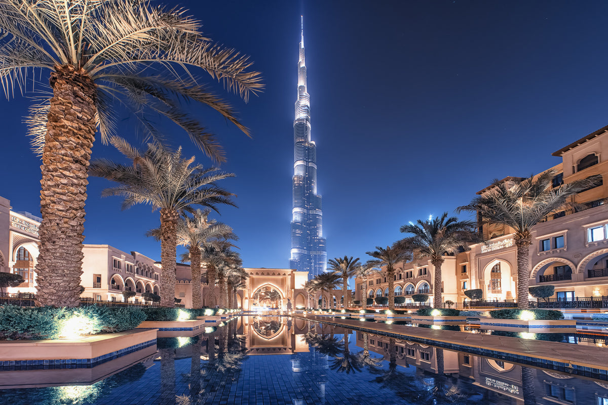 Burj-Spiegelungswandbild in your room