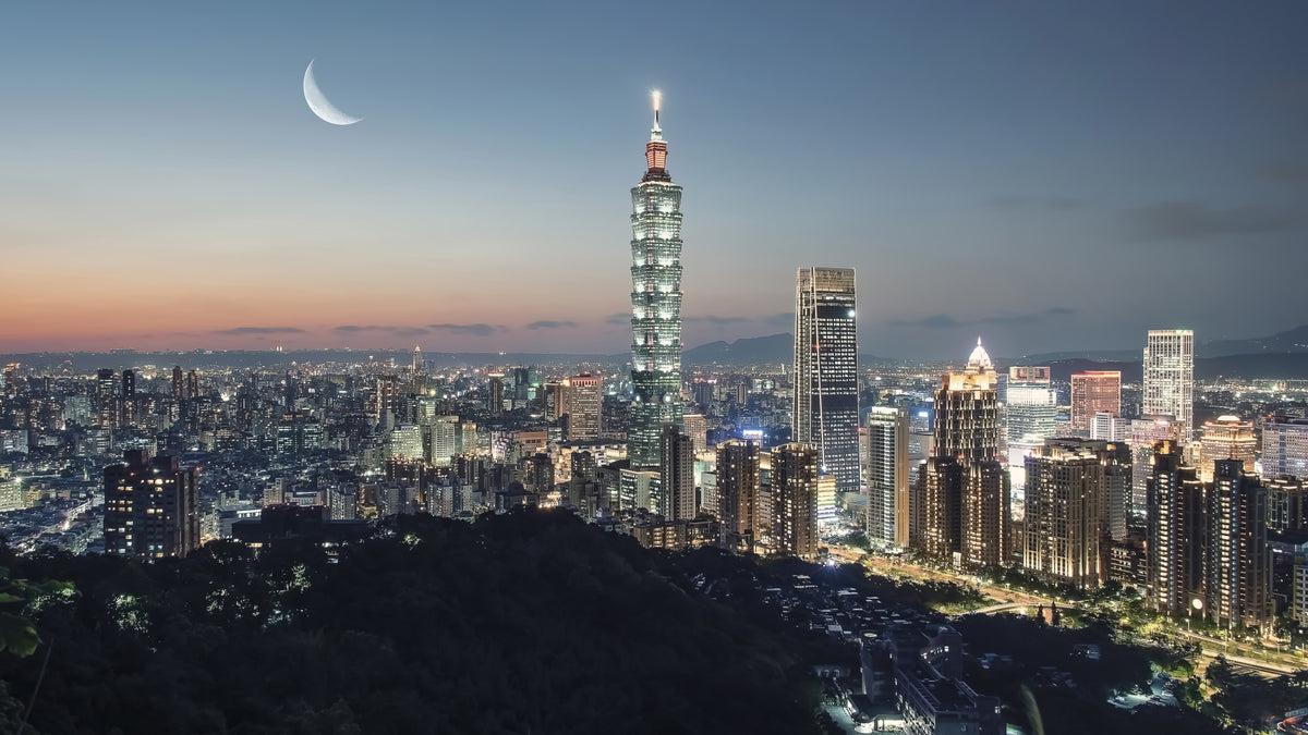 Pictură murală Taipei Nights in your room