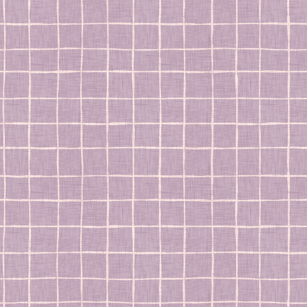 Lavendel Linne Rutnät Tapet