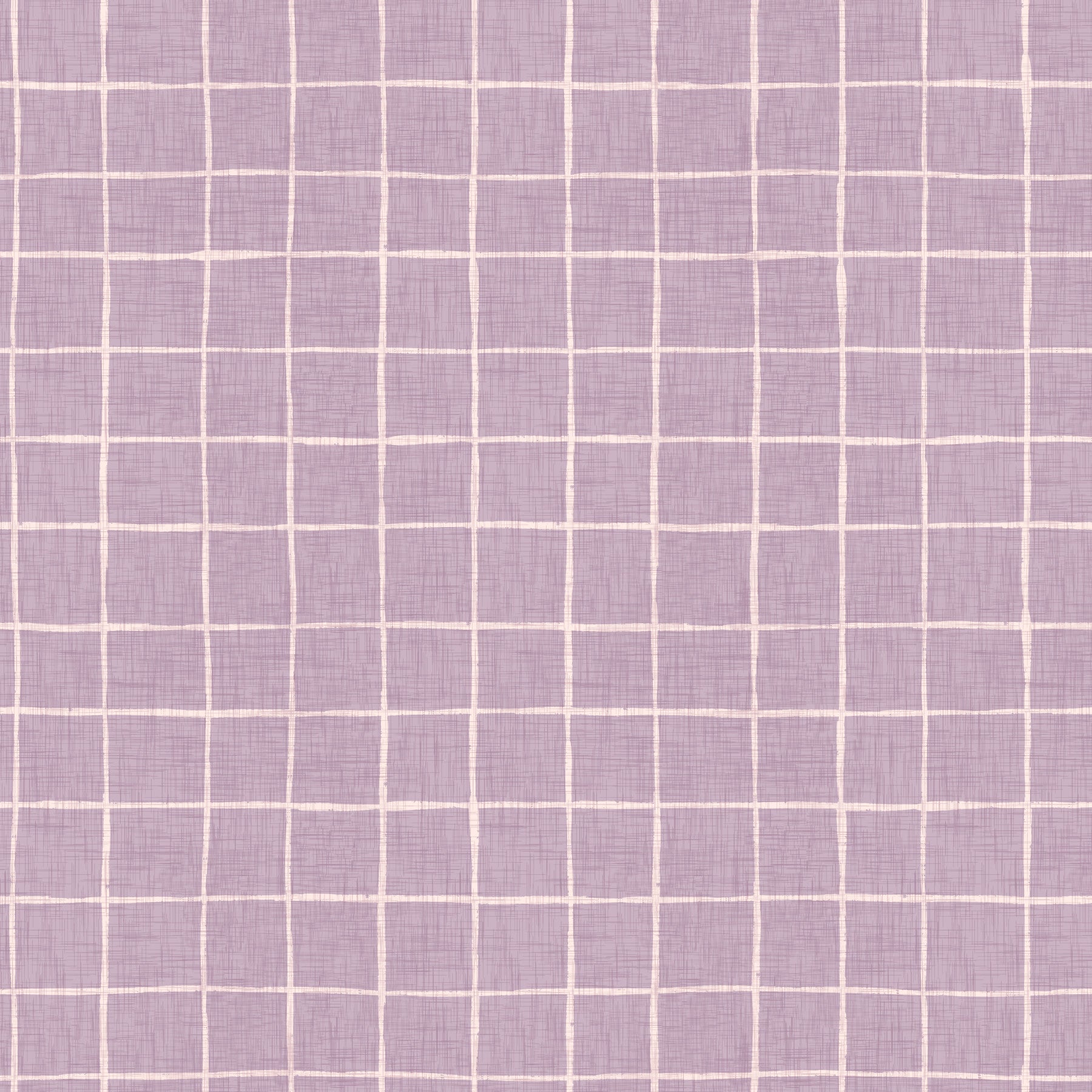 Lavendel Linne Rutnät Tapet in your room — zoomed