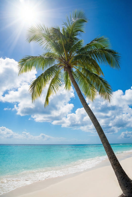 Sun-Kissed Palms Wall Mural