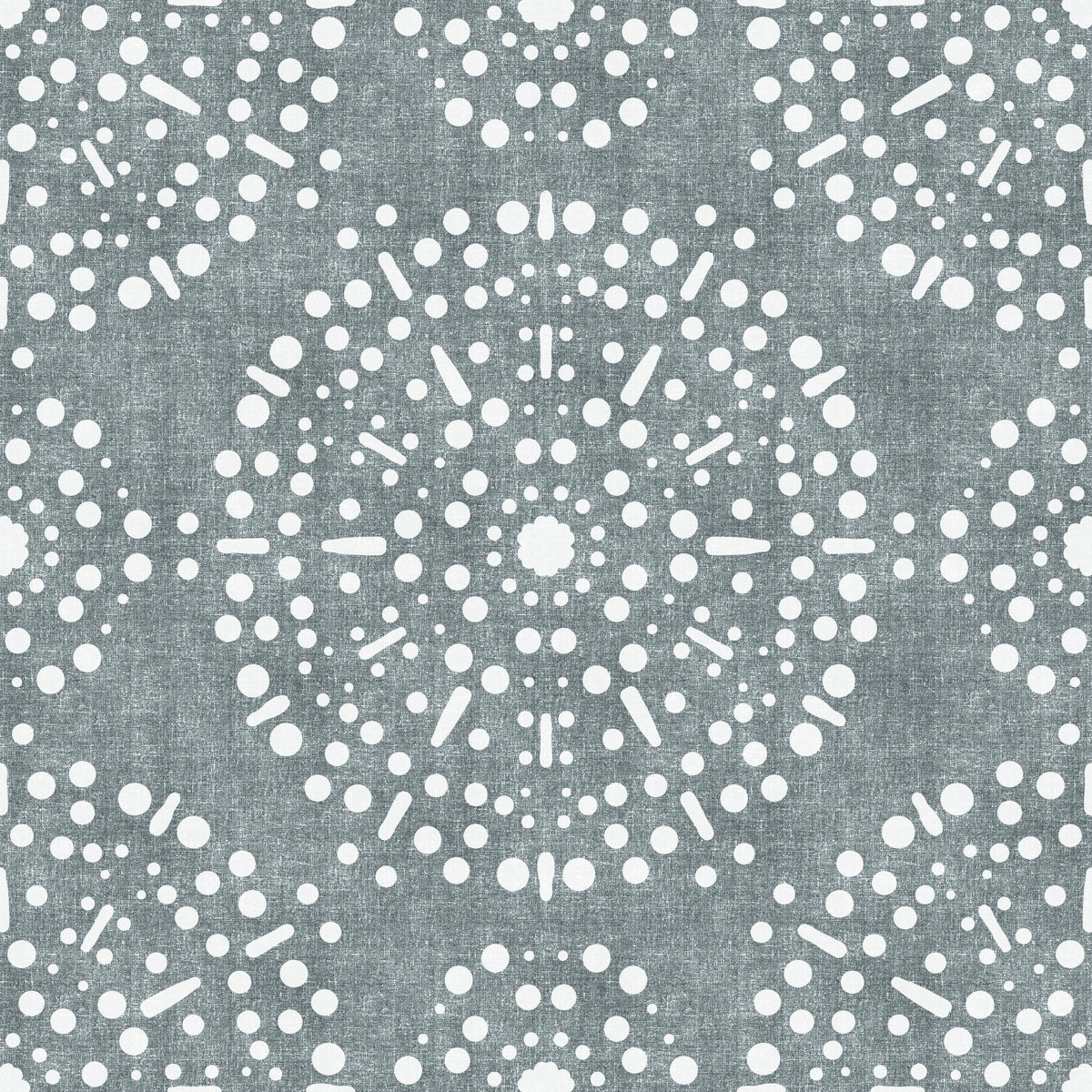 Boho vuurwerk grunge rustgevend blauw behang in your room — zoomed