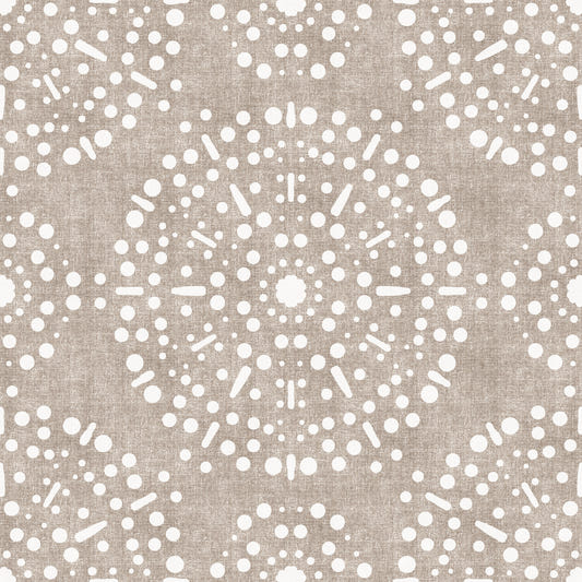 Carta da parati Boho Fireworks Grunge Beige Terroso