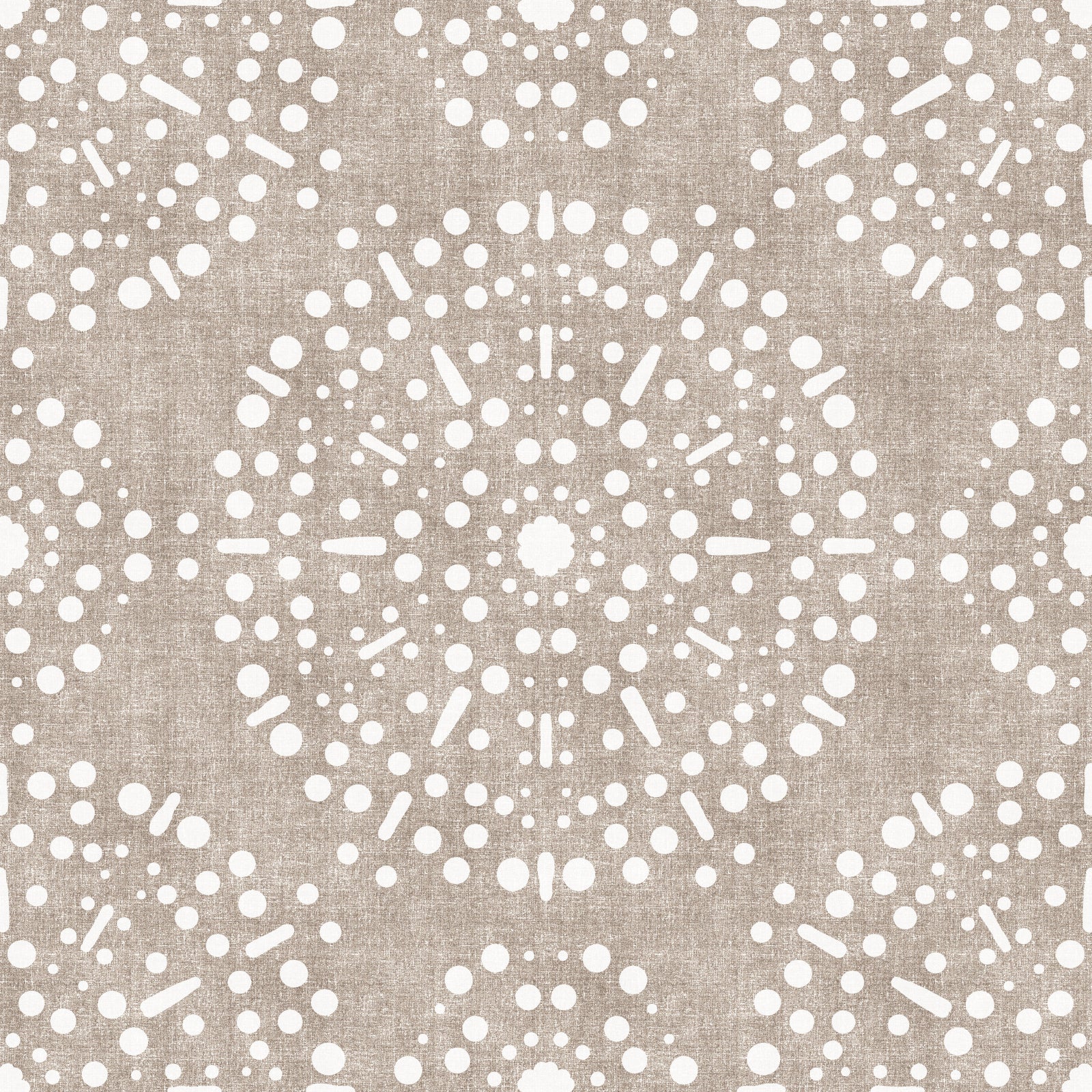 Papier peint bohème beige terreux à motifs de feux d'artifice et de grunge