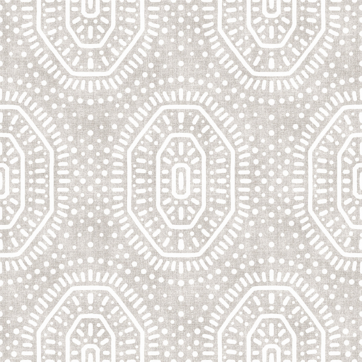 Boho Octagons Crochet Grunge Neutral Wallpaper⁠ in your room