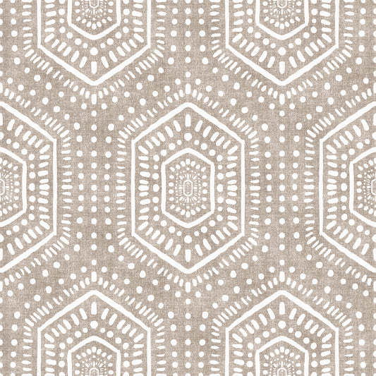 Boho Painted Grunge Earthy Beige Wallpaper⁠