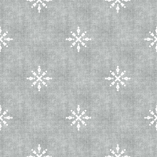 Boho Minimal Ornament Grunge Grey Clouds Wallpaper⁠