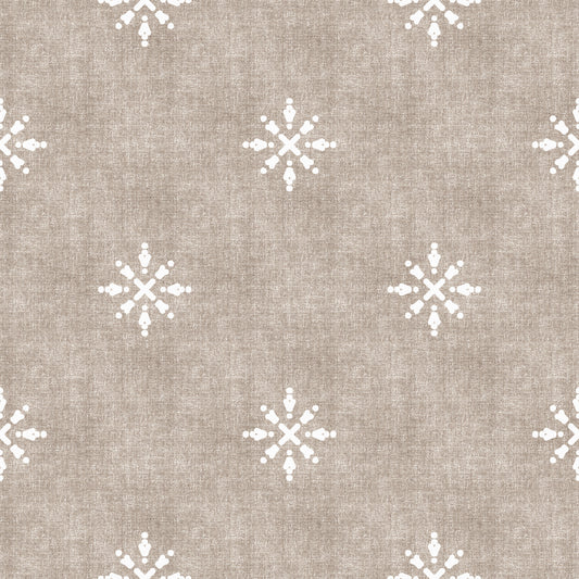 Boho Minimal Ornament Grunge Erdige Beige Tapete⁠