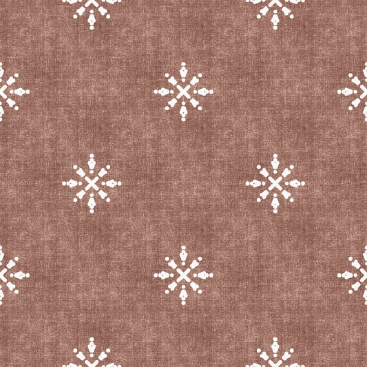 Boho Minimal Ornament Grunge Terracotta Red Wallpaper⁠