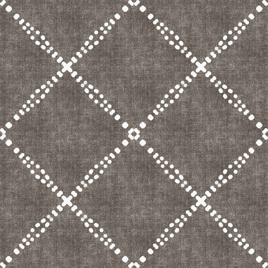 Boho prikket espalier grunge mørk bark tapet