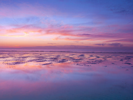 Sonnenaufgang am Strand – Wandbild