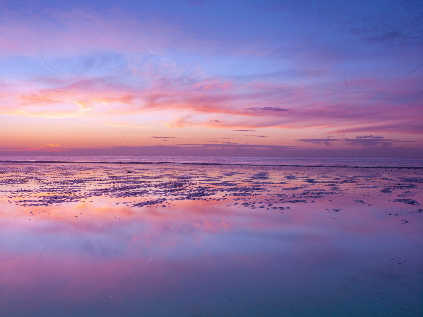 Sonnenaufgang am Strand – Wandbild