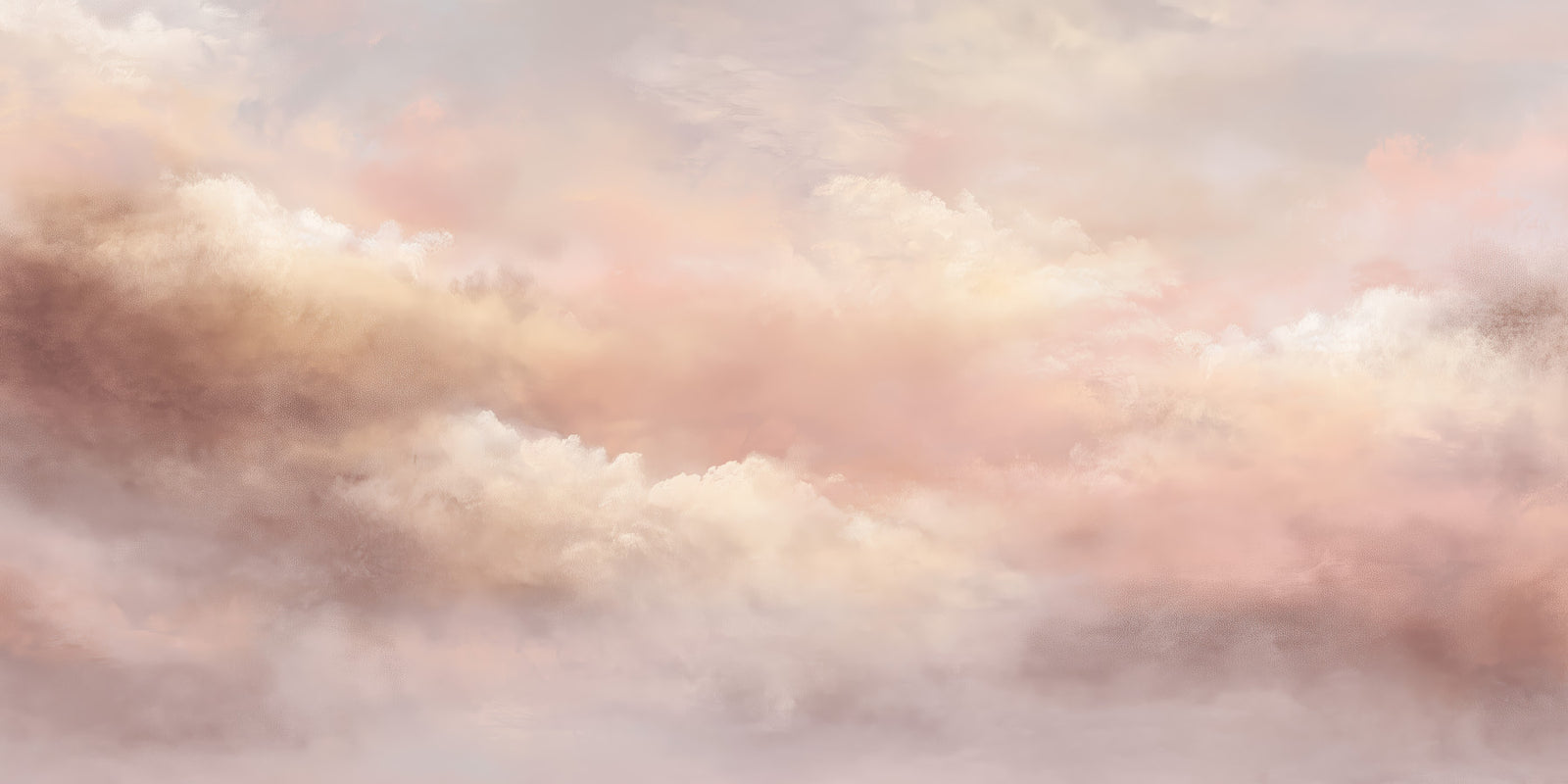 Wandbild „Verträumter Himmel, warmer Sonnenuntergang“