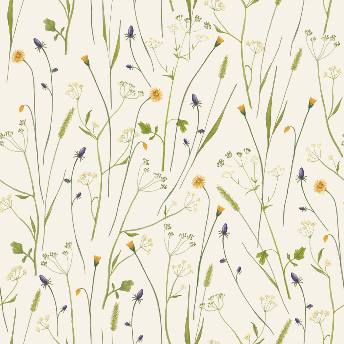 Papel pintado floral de la patria in your room — zoomed