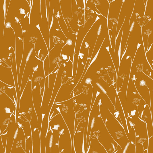 Homeland Floral Goldene Tapete