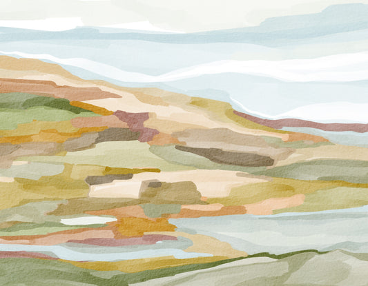 Painted Hills Wall Mural