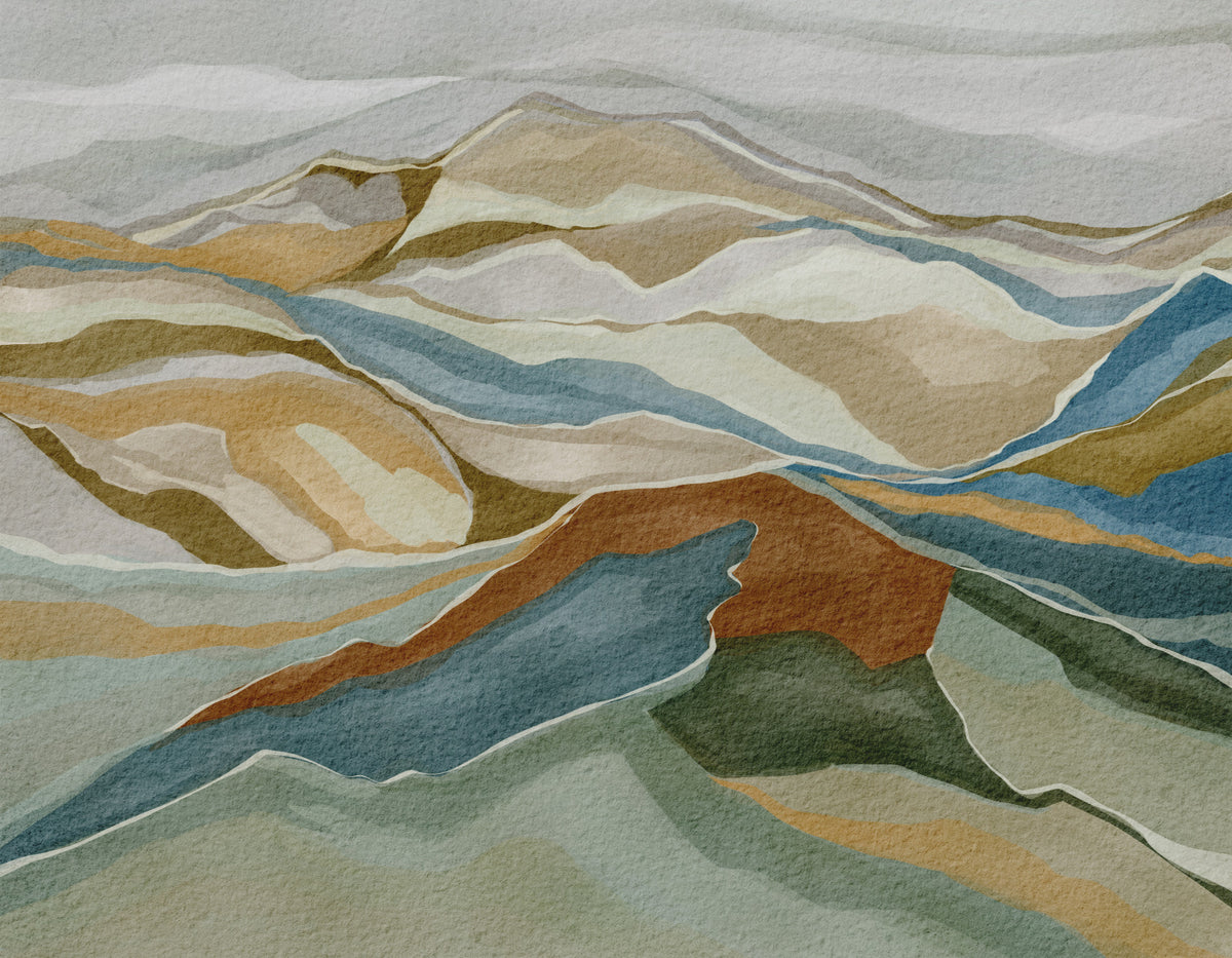 山頂の壁画