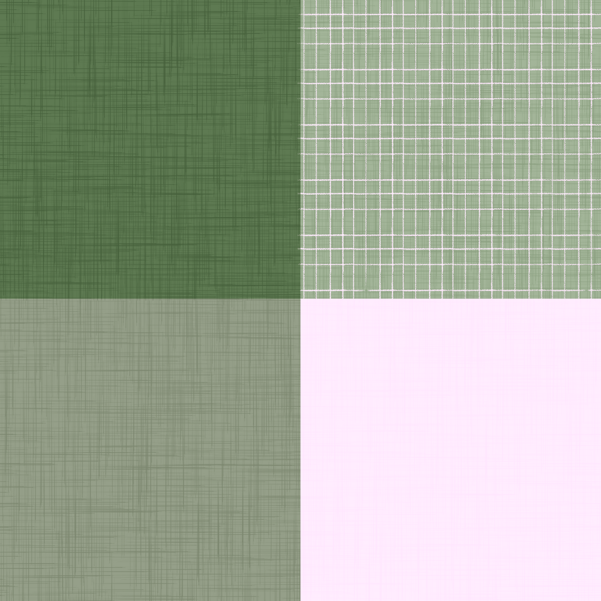 Tapeta w kratkę gingham sage z teksturą lnu i motywem country⁠ in your room