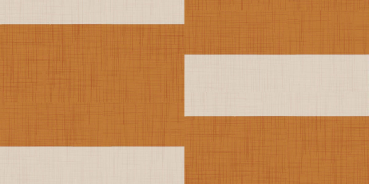 Papier peint minimaliste à rayures, couleur crème terracotta