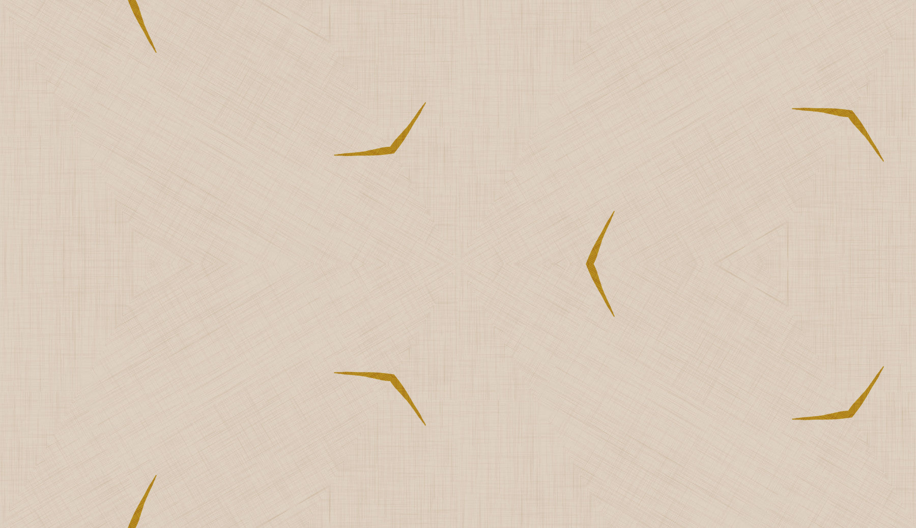 Moderne minimalistische Tapete mit gebrochenen Linien in Senfcreme in your room — zoomed