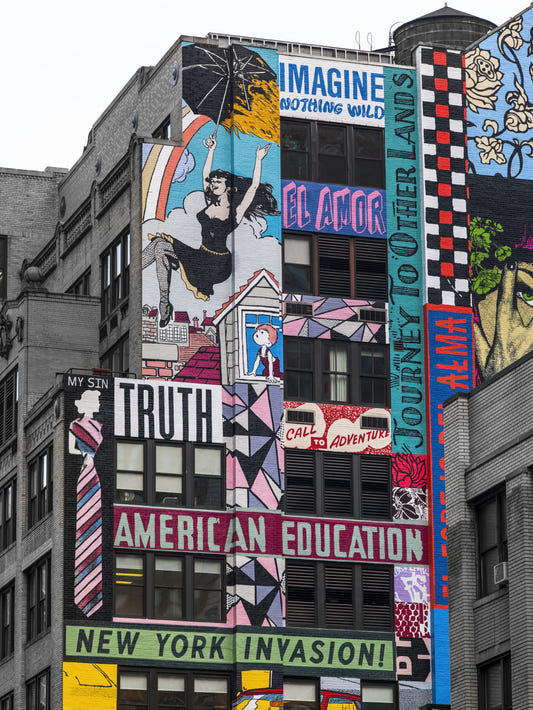 New York Graffiti Veggmaleri