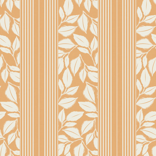 Vintage-Tapete mit goldenem Rankenmuster