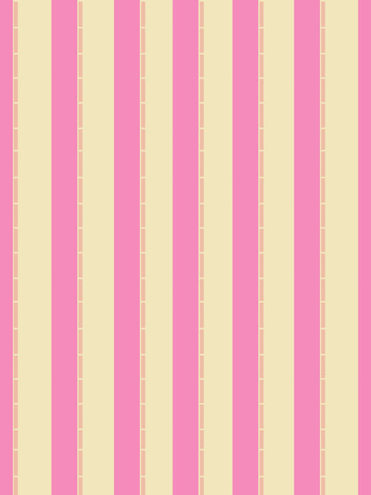 Pink Stripe Delight Tapet