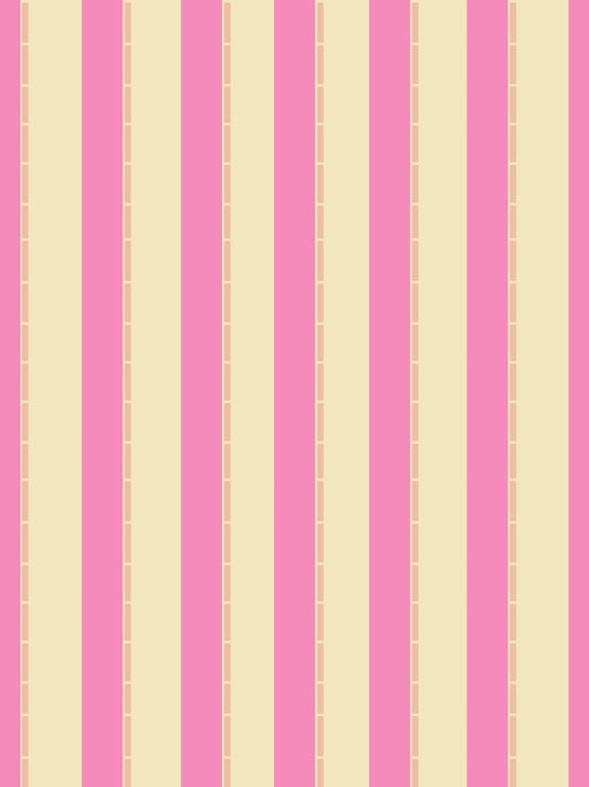 Carta da parati Pink Stripe Delight