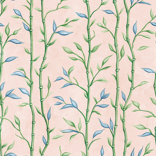 Carta da parati Bamboo Breeze Rose⁠