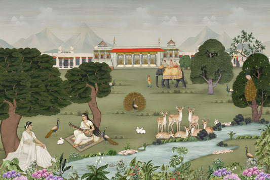 Majestic India: murale "La melodia della natura"