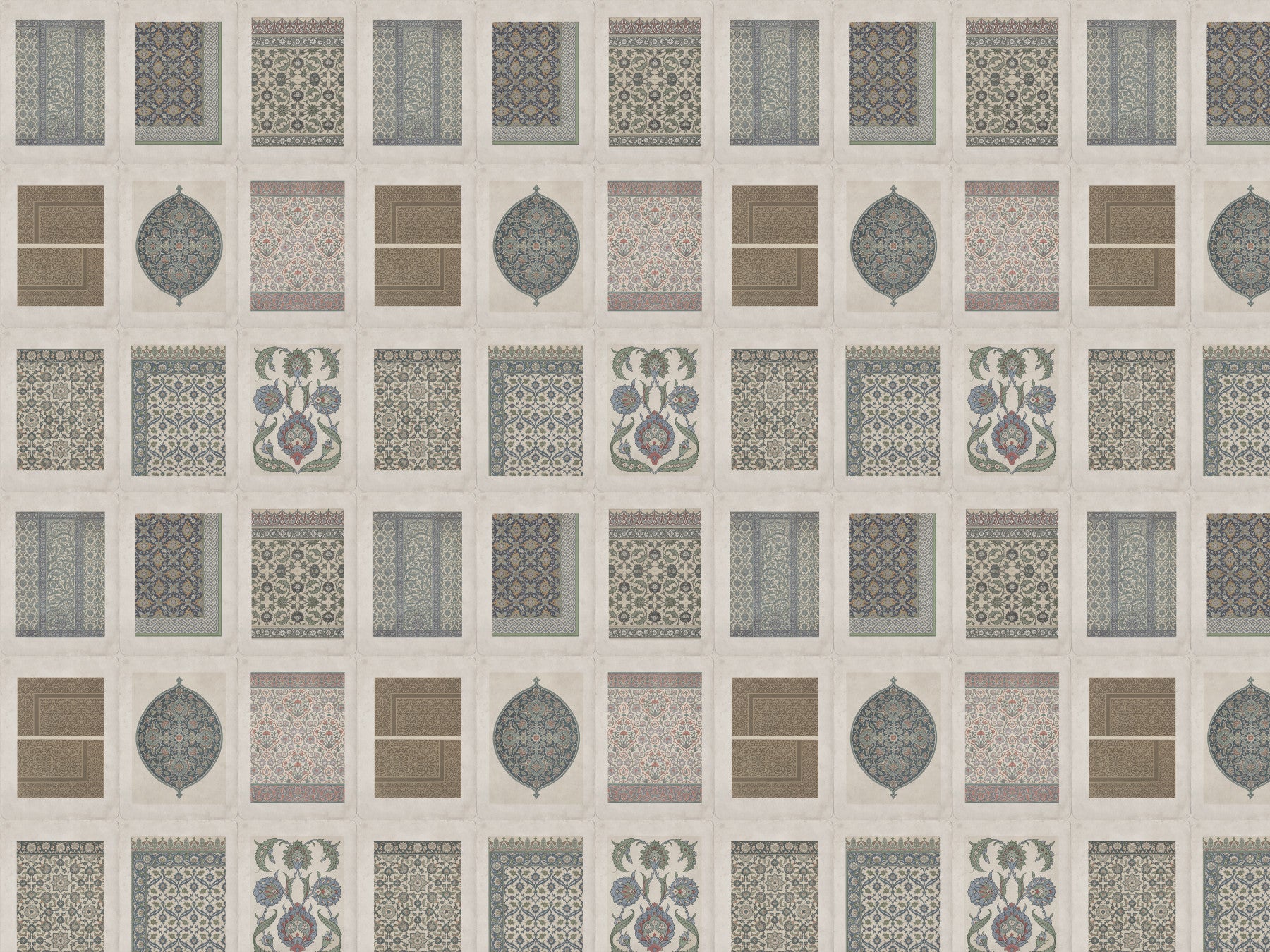 Fresque murale de la galerie Heritage Pattern