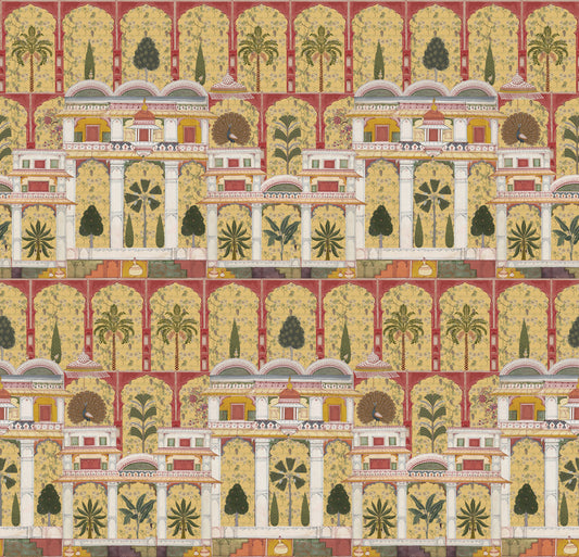 Murale da parete "Moghul Garden Grandeur"