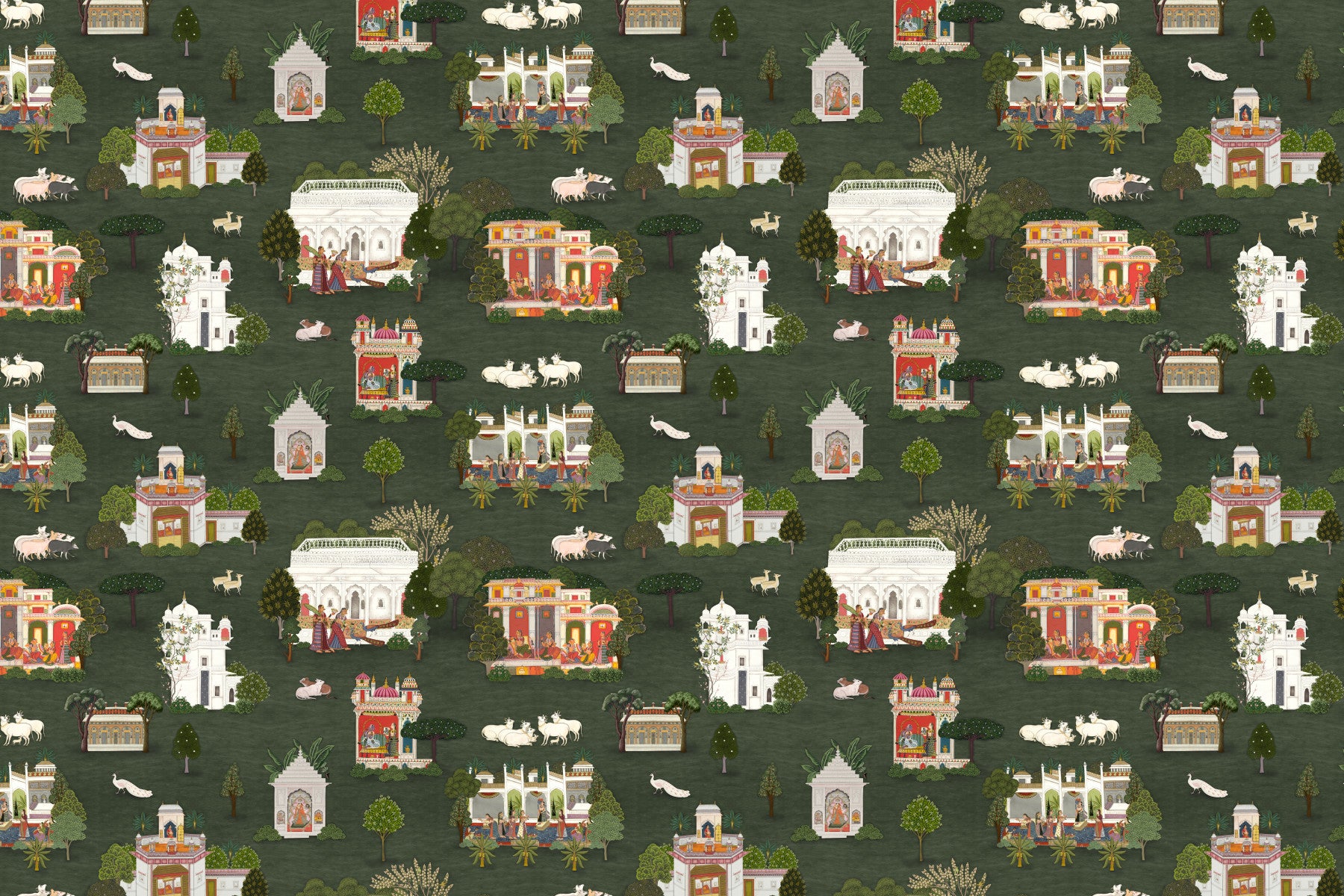 Wandbild „Träume aus dem Mogulpalast“ in your room — zoomed