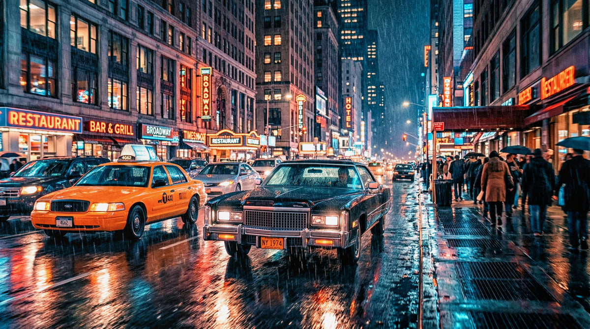 Neon Rain: Wandgemälde in den Straßen von NYC