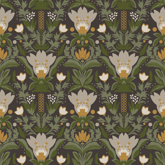Nordic Meadow Floral Wallpaper