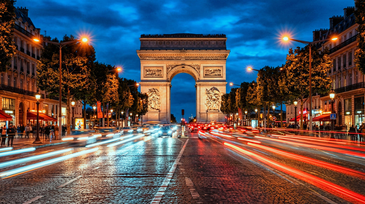 Arc de Triomphe : Fresque murale « Le jonc du soir »