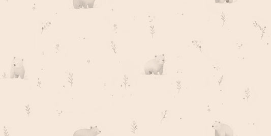 Gentle Bear Meadow Wallpaper⁠