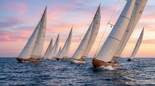 Golden Hour Regatta Wall Mural