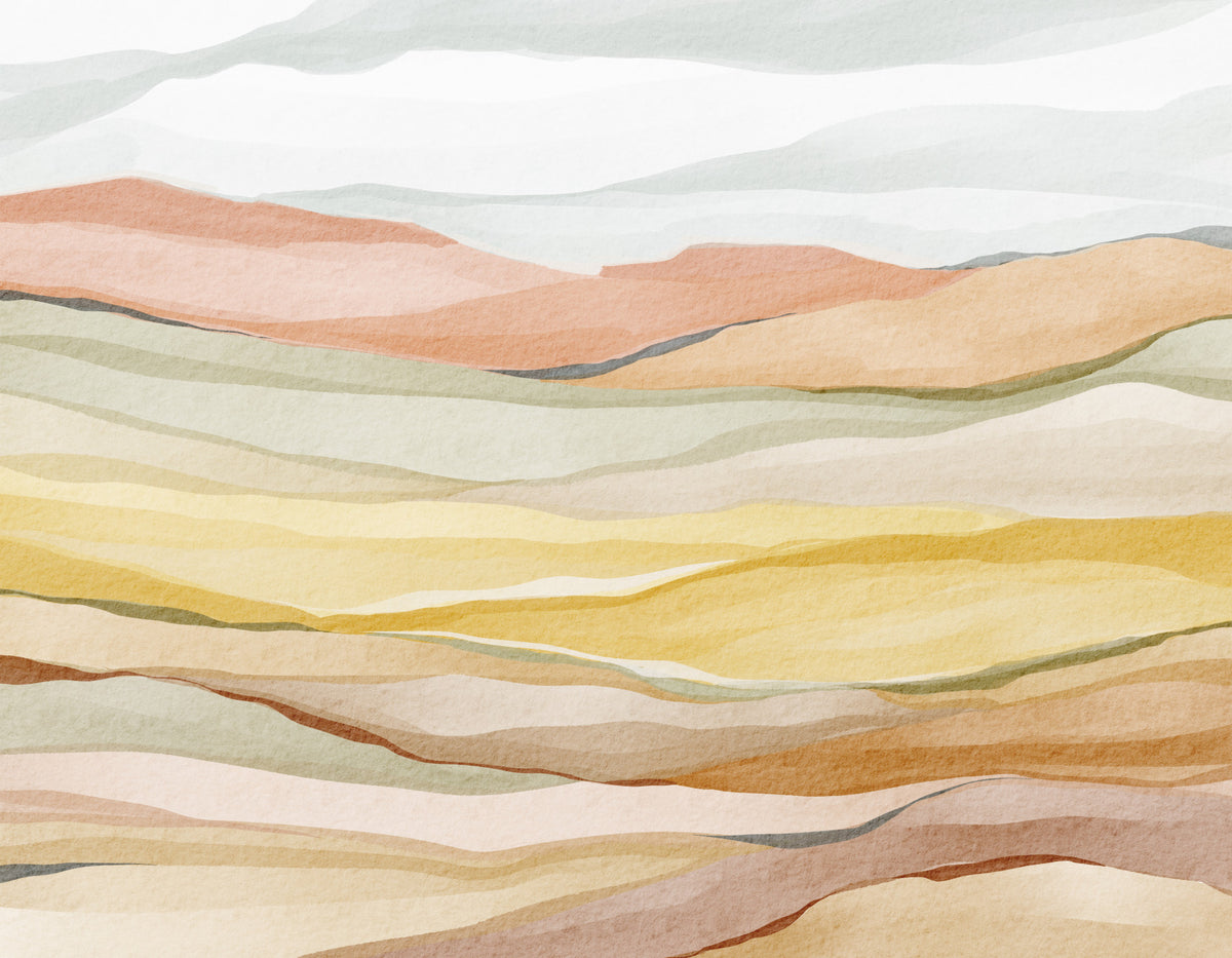 Earthen Horizon Serenity Wall Mural in your room