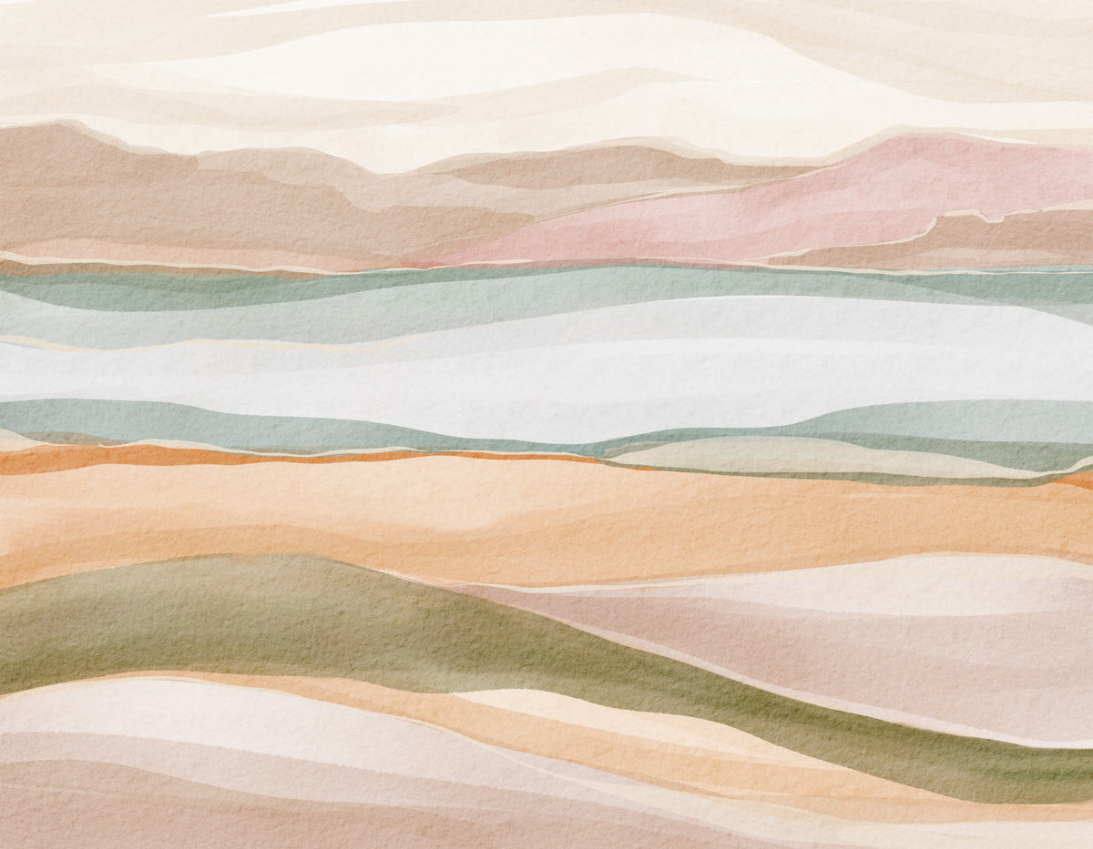 Wandbild „Erdwellenlandschaft“ in your room