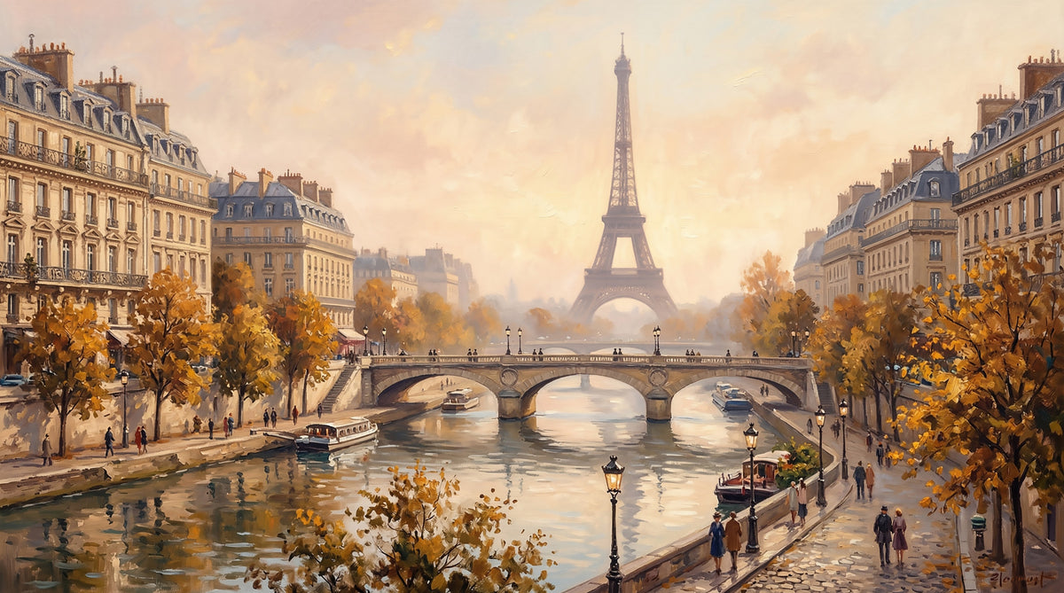 Wandbild „Pariser Herbstglanz“ in your room — zoomed