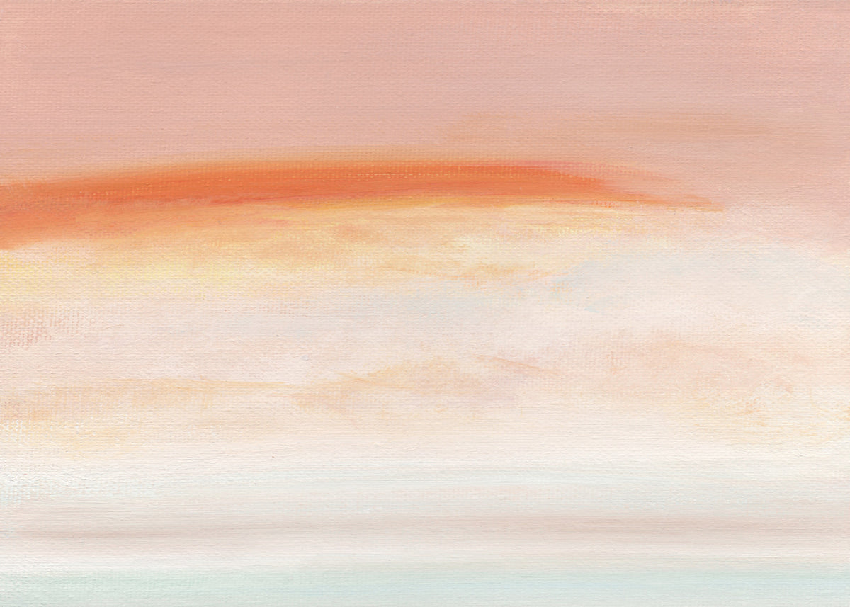Fresque murale sur toile Morning Blush in your room — zoomed